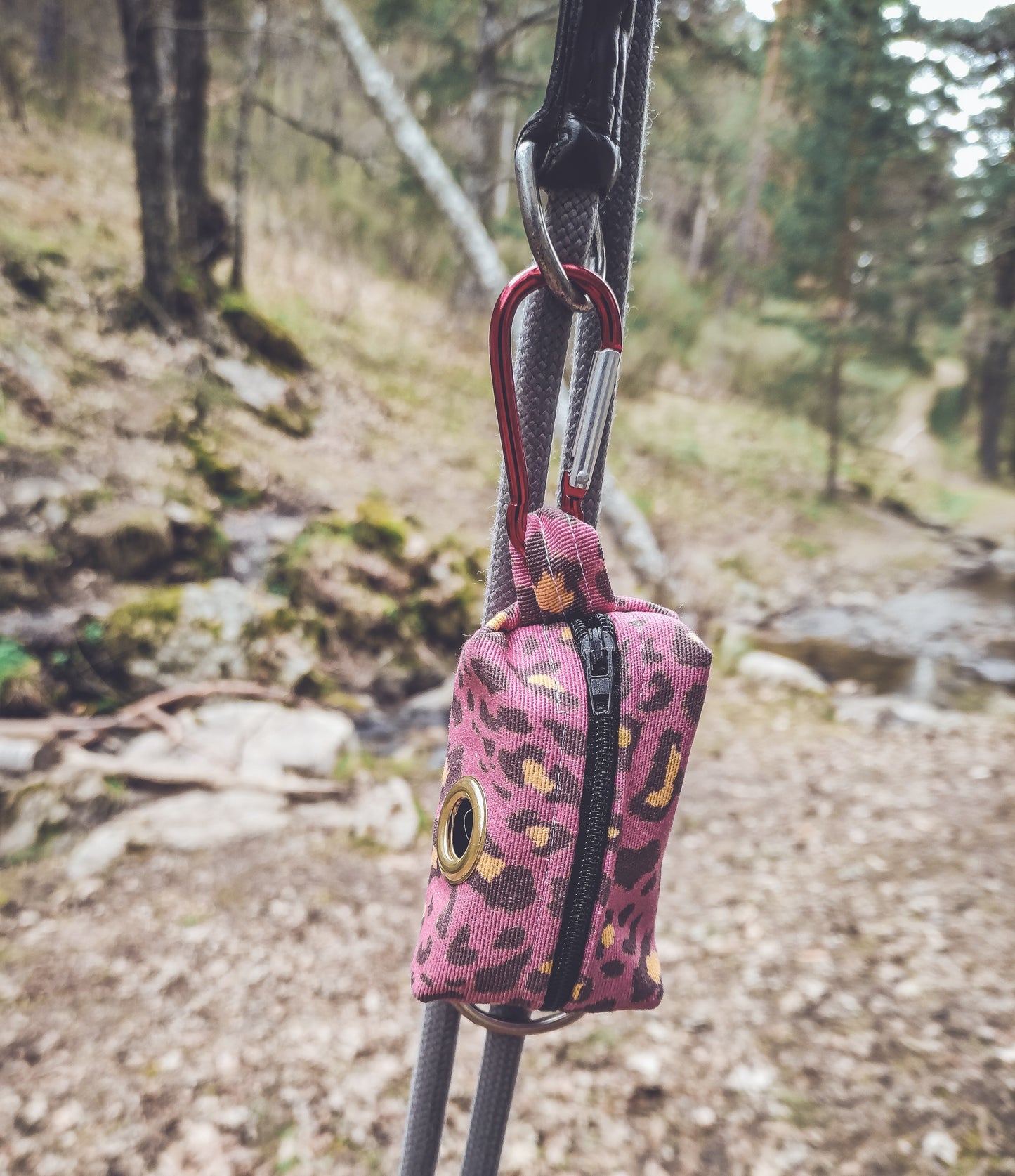 Portabolsas pink leopard
